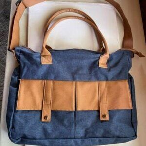 Denim Laptop Tote NWOT